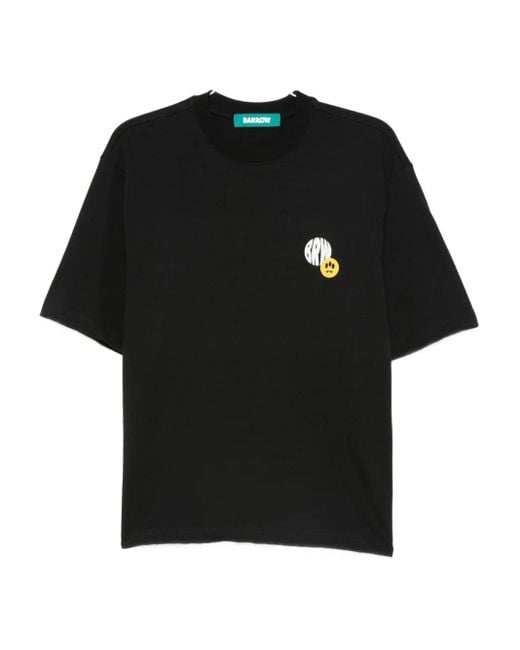 Barrow T-Shirt Met Grafische Print in het Black voor heren
