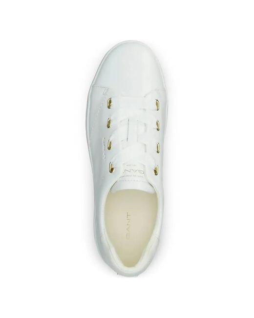 Gant White Avona Sneakers