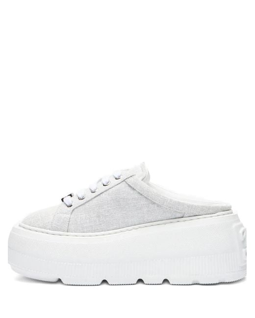 Casadei White Cassiopea Mules