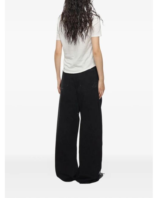Ann Demeulemeester T-Shirt Met Print in het White