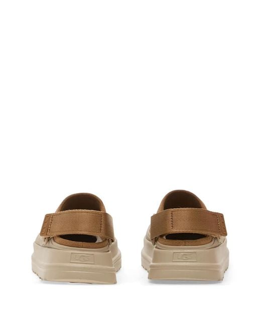 Ugg Brown Goldenglow Suede Clogs