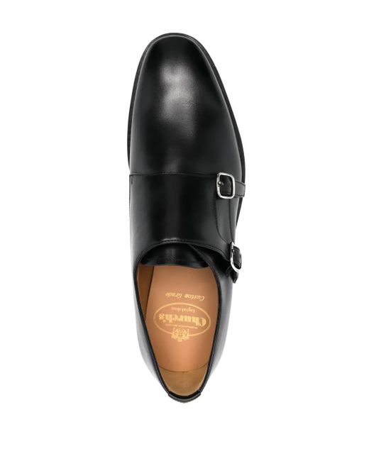 Zapatos Cowes l Monk Church's de hombre de color Black
