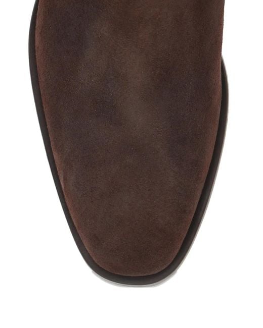 Brunello Cucinelli Stiefel aus Wildleder in Brown für Herren