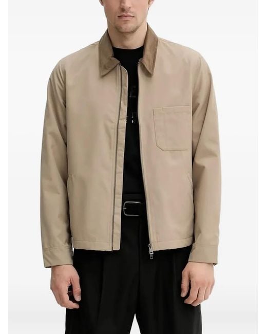 Giacca Con Zip di Samsøe & Samsøe in Natural da Uomo