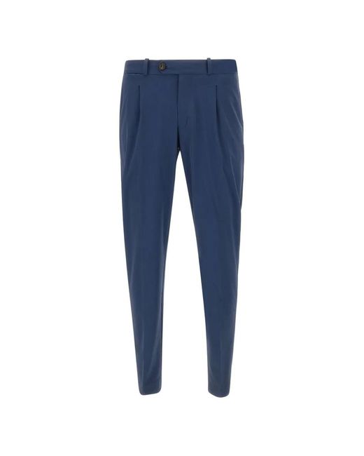 Rrd Blue Surflex Pence Pleat Pocket Trousers for men