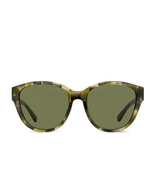 Occhiali Da Sole Pantos Con Logo di Tory Burch in Green