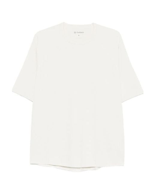 Goldwin White Short-Sleeves T-Shirt for men