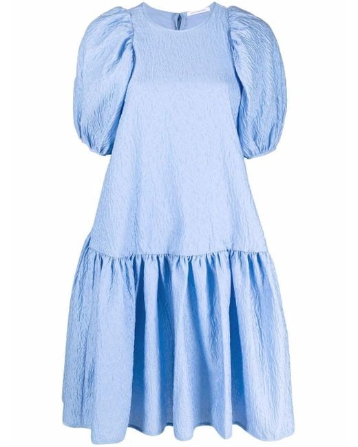 cecilie bahnsen blue dress
