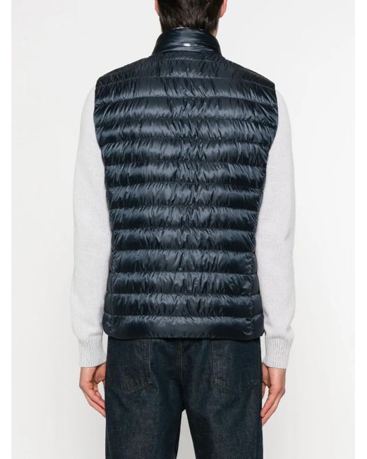 Nylon down chaleco Herno de hombre de color Blue