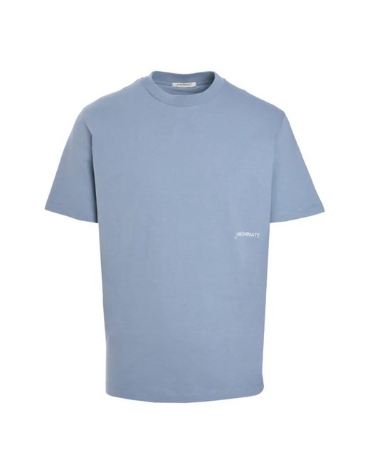 hinnominate Blue Logo-Print T-Shirt for men
