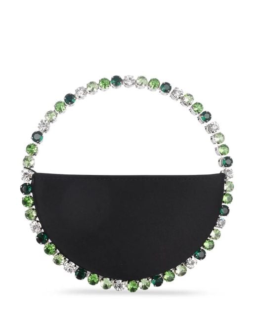 L'ALINGI Black Pochette Eternity À Ornements En Cristal