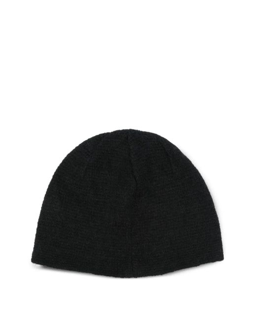 Our Legacy Black Ribbed-Knit Beanie for men