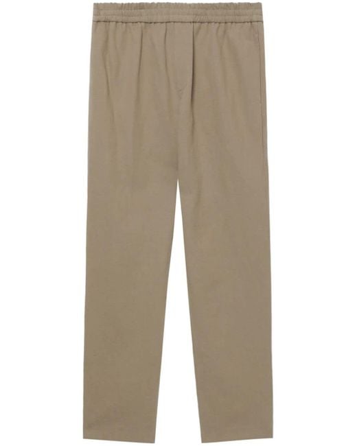 A.P.C. Natural Straight-leg Cotton-linen Trousers for men