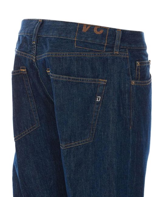 Dondup Blue Icon Straight-Leg Jeans for men