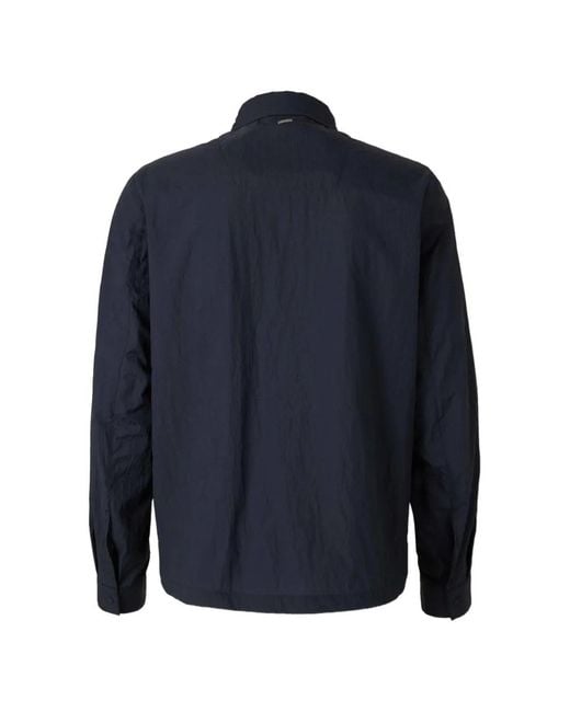 Herno Blue Veste Boutonnée À Poches for men