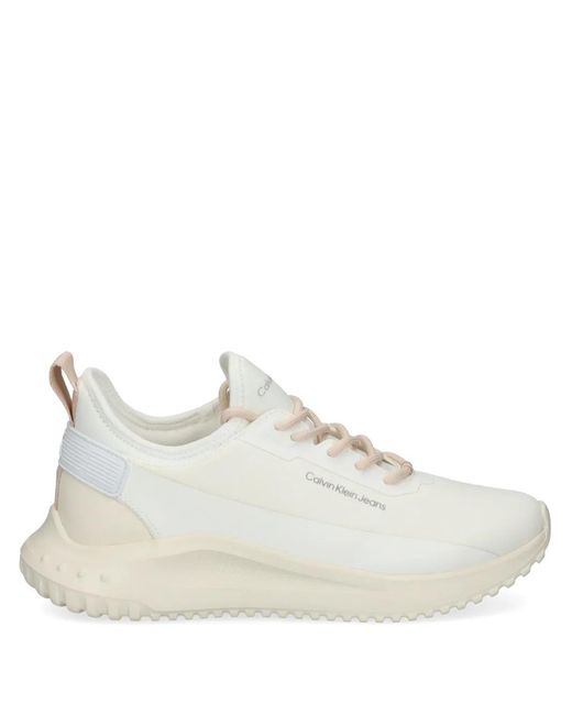 Calvin Klein White Ripstop Sneakers