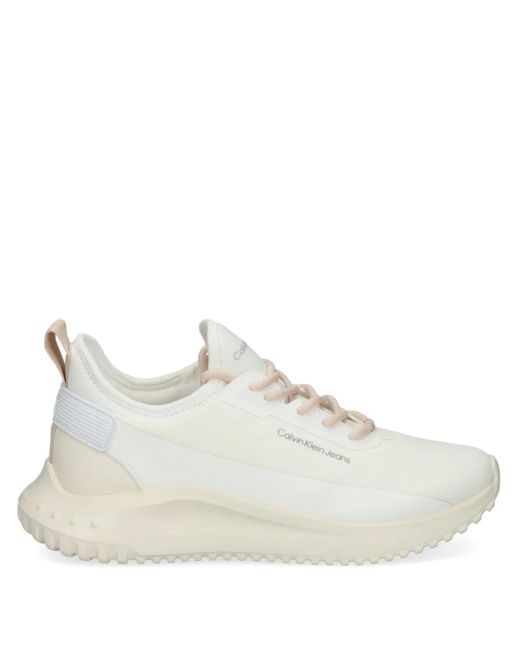 Calvin Klein White Ripstop-Sneakers