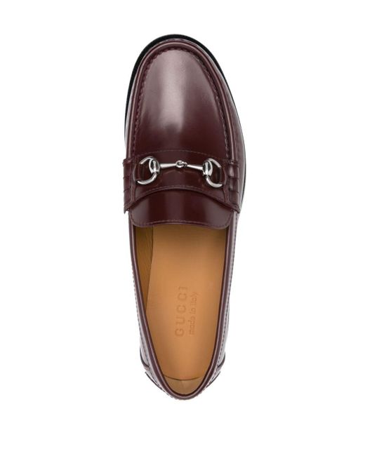 Gucci Brown Horsebit 1953 Leather Loafers for men