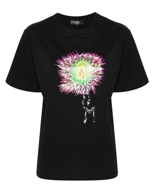 T-shirt Anemone di Mugler in Black