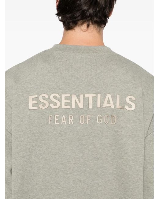Felpa Girocollo di Fear Of God in Natural da Uomo