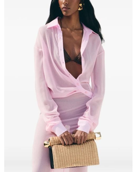 jacquemus asymmetric dress Jacquemus The Sole Draped Asymmetric Dress