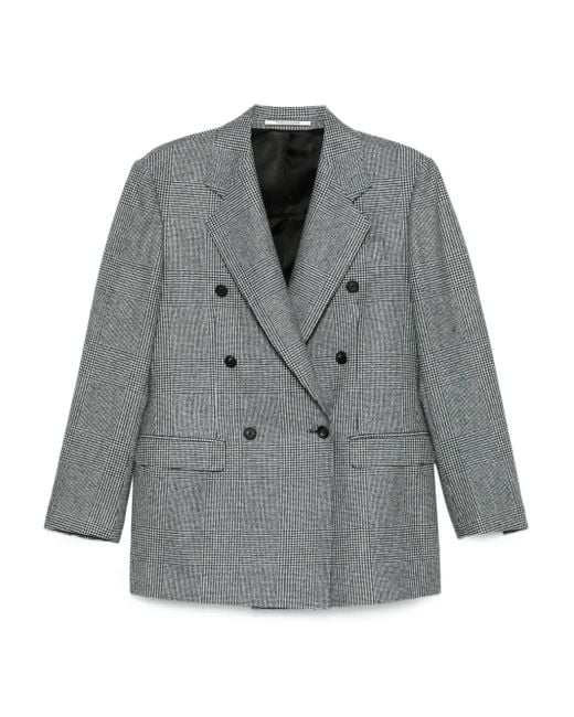 Tagliatore チェック ダブルジャケット Gray