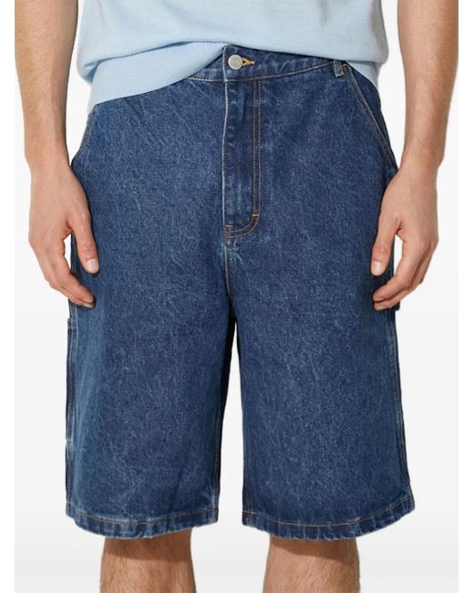 ICECREAM Jeans-Shorts mit Eiscreme-Patch in Blue für Herren