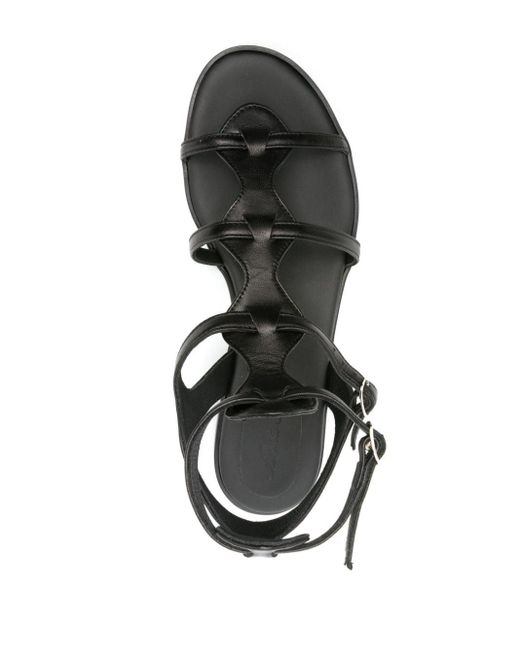 Anna F. Black 3730 Leather Sandals