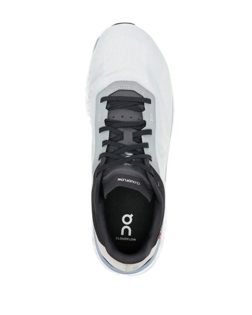 On Shoes Green Cloudflow 4 Logo-Print Sneakers for men