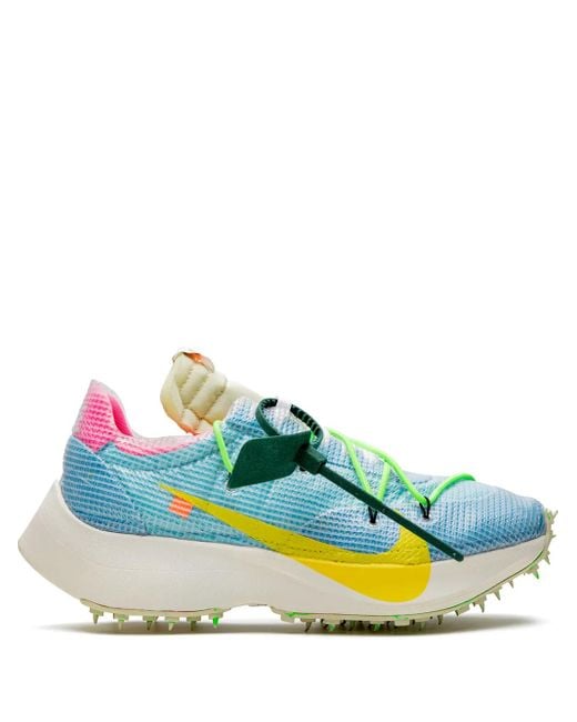 NIKE X OFF-WHITE Blue Zoom Vapor Street "Polarized" Sneakers