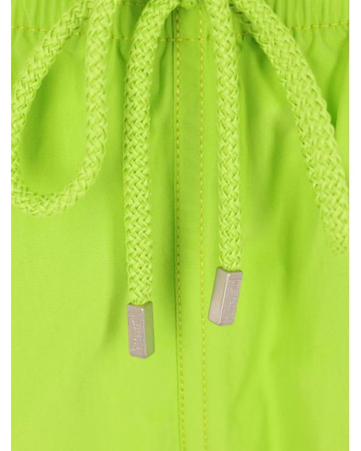 Vilebrequin Badeshorts Mit Logo-Patch in Green für Herren