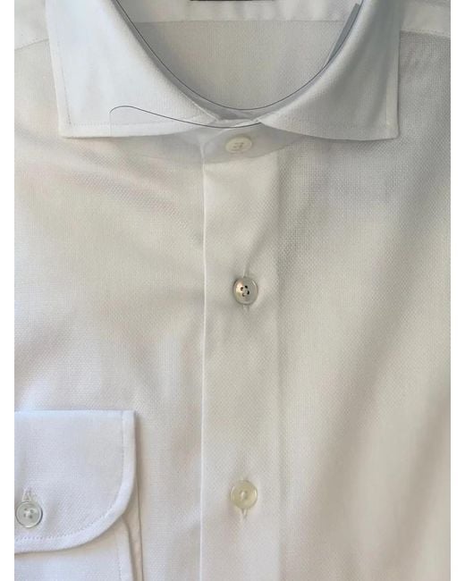 Bagutta Gray Buttoned Shirt for men