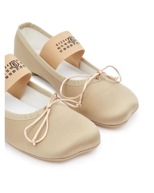 MM6 by Maison Martin Margiela Anatomic フラットシューズ Natural
