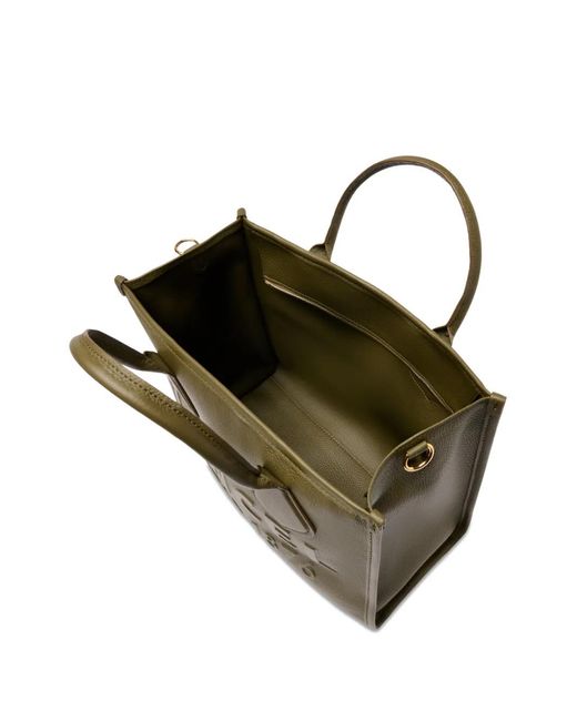 Lancel Brown Jour Zipped Leather Tote Bag