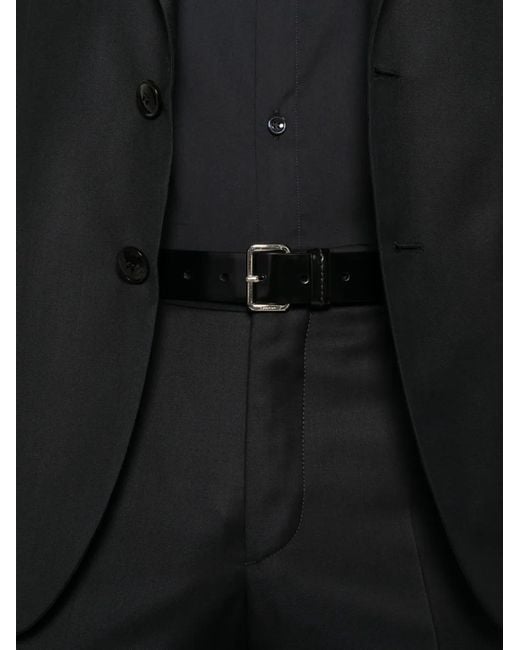 Giorgio Armani Black Single-Breasted Buttoned Suit for men