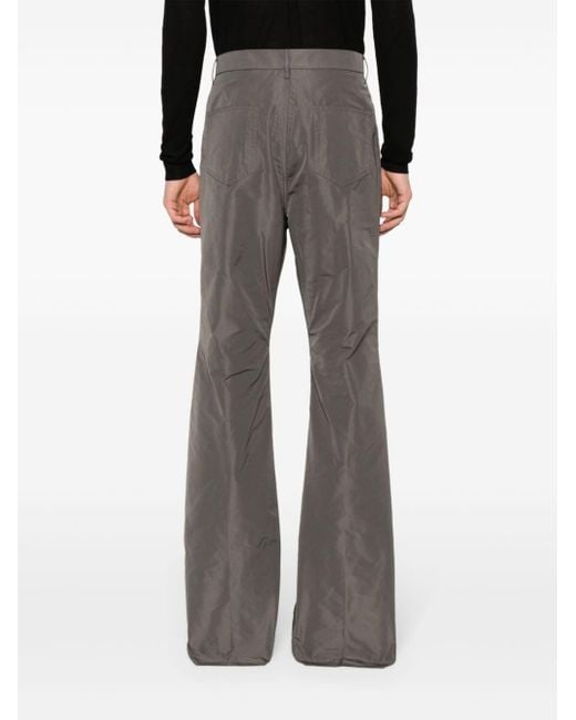 Rick Owens Gray Geth Flared Trousers for men