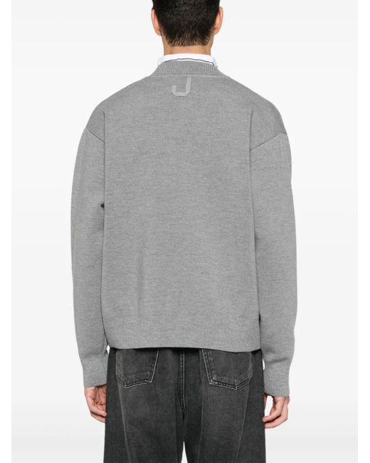 メンズ Jacquemus Les Classiquesコレクション グレー Le Cardigan Boutonné カーディガン Gray