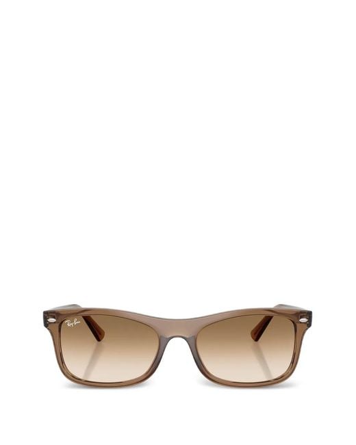 Ray-Ban Natural Rectangle-Frame Sunglasses