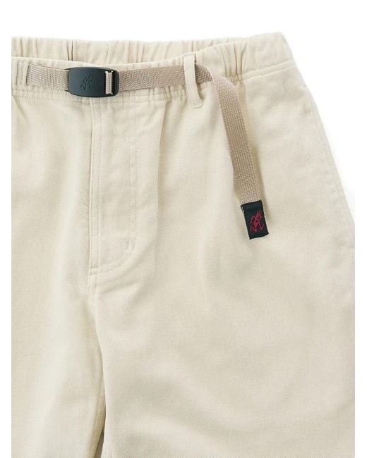 Gramicci White Belted-Waist Performance Trousers for men