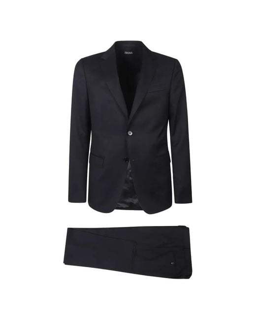 Zegna Black Two-Piece Suit for men