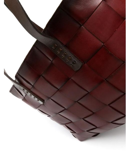 Dragon Diffusion Purple Japan Leather Tote Bag