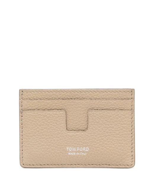 Tom Ford Natural Mini Credit Card Holder for men