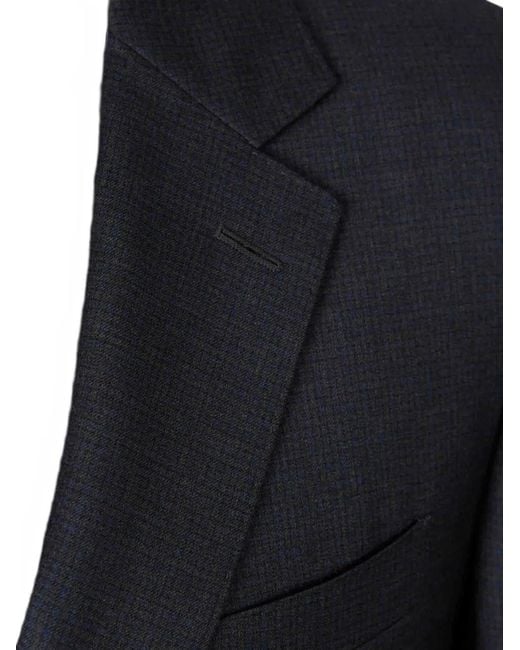 Canali Blue Costume À Simple Boutonnage for men