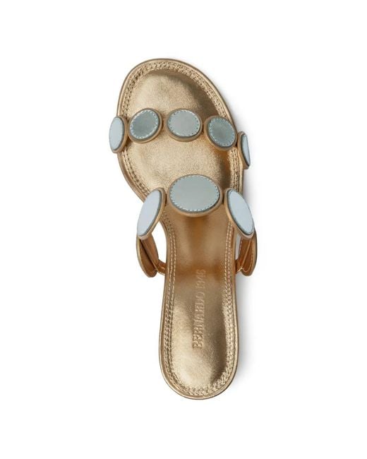 Bernardo White Prya Circle Sandals