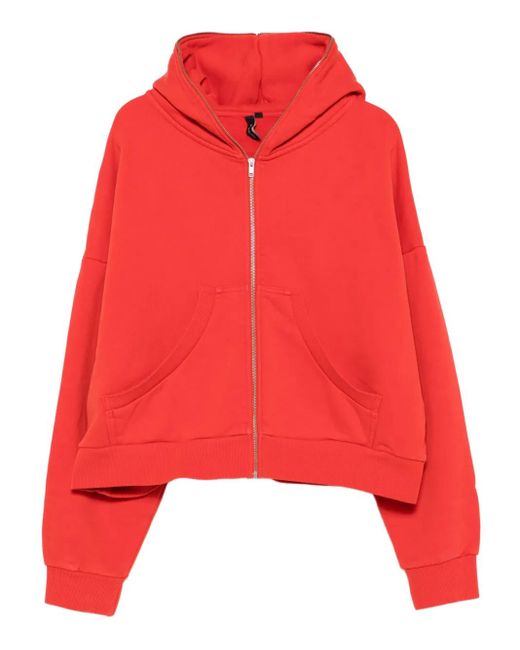 Entire studios Red Zip-Up Hoodie