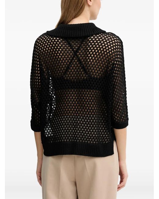 Joseph Ribkoff Black Half-Zip Sweater