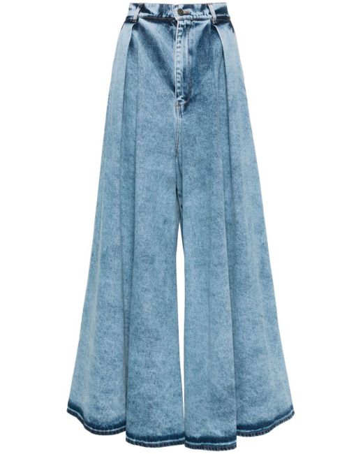 GIUSEPPE DI MORABITO Blue Weite Jeans