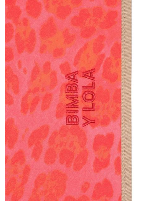 Bimba Y Lola Red Leopard Computer Case