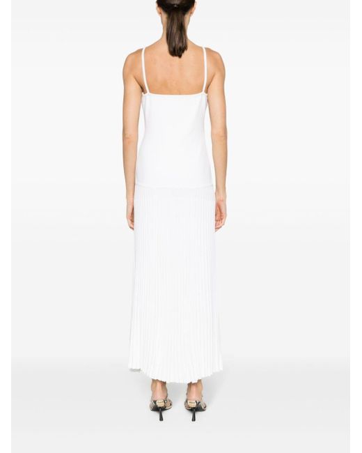 Christopher Esber Maxi-jurk Met Watervalhals in het White