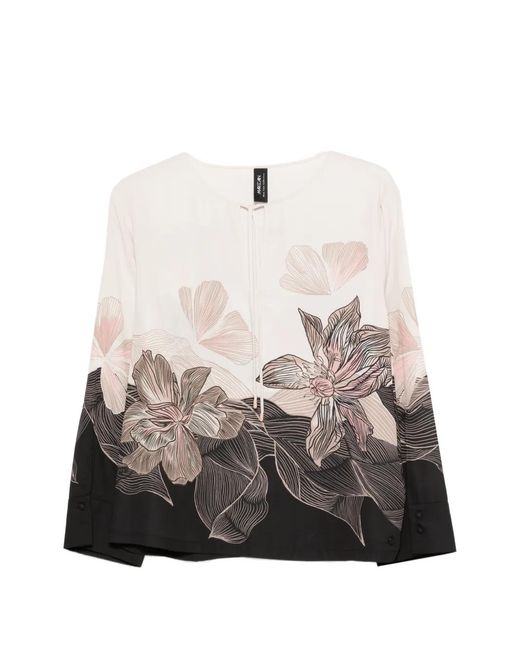 Marc Cain Natural Floral Blouse